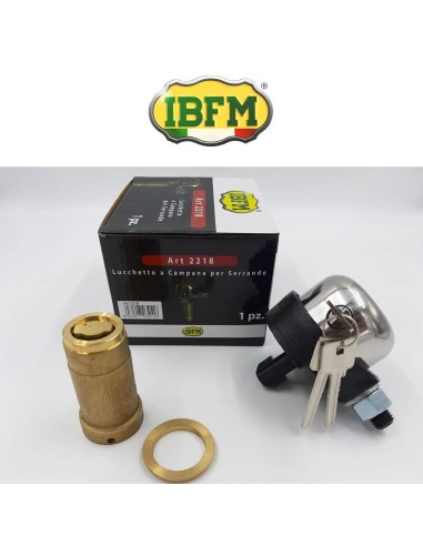 IBFM Bullit roller shutter bell lock with unique KA key