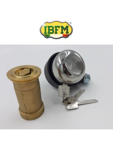 Lucchetto a campana per serrande IBFM Bullit con chiave a cifratura unica KA