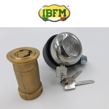 IBFM Bullit roller shutter bell lock with unique KA key