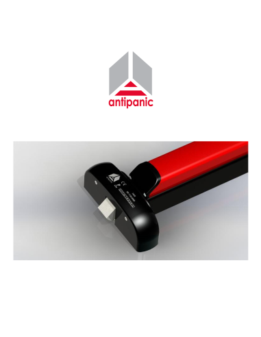 601/2 Antipanic - Central mechanical panic bar with integrated bar L. 1170 mm