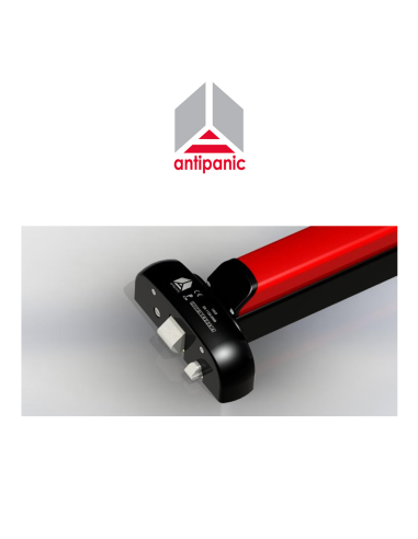 601EL Antipanic - Central electric panic bar with integrated bar