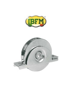 392/L IBFM - Ruota per cancelli con supporto interno 1 cuscinetto gola tonda d.20 | Accessori per Infissi