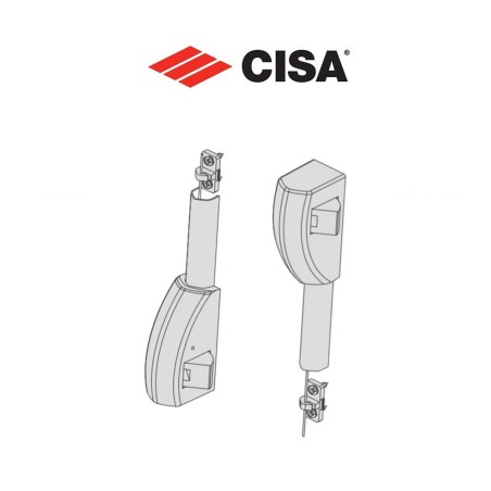 Pair of side latches for Cisa anti-panic handles item 0706351