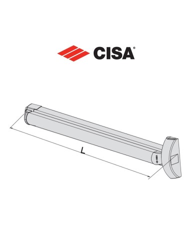 Maniglione per serrature antipanico Cisa Fast Touch art. 5971101