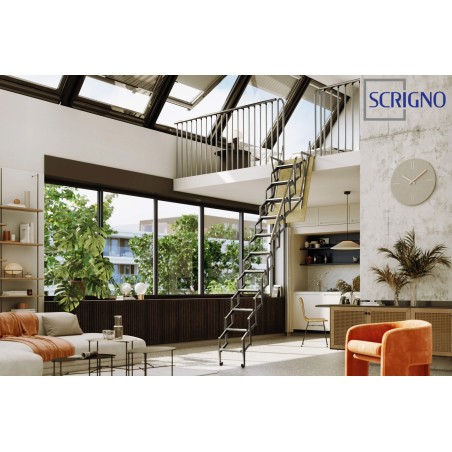 SIMPLO LOFT - Scala Retrattile per SOPPALCO
