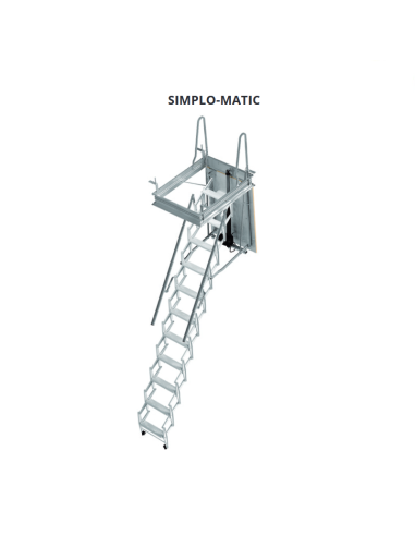 SIMPLO MATIC / SIMPLO / EASY - Retractable Ladder for ATTIC