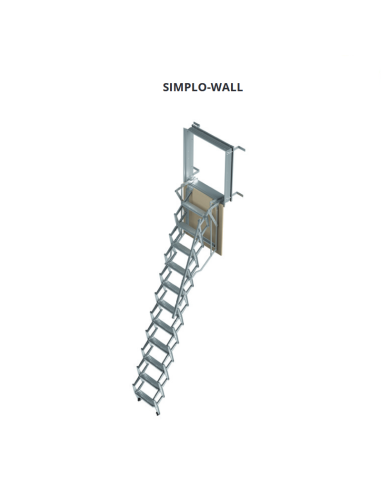 SIMPLO WALL - Scala Retrattile a MURO