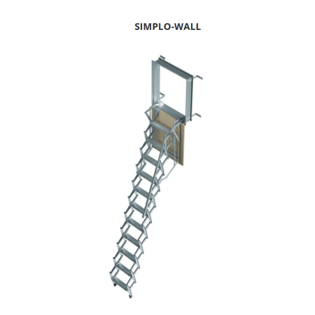 SIMPLO WALL - Scala Retrattile a MURO