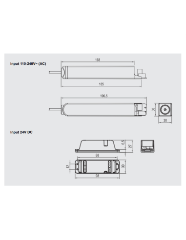 AUX - Accessorio per attuatori elettrici a 24V