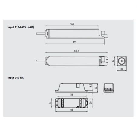 AUX - Accessorio per attuatori elettrici a 24V
