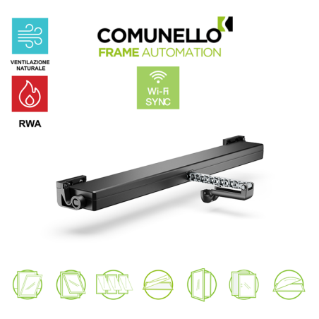 LIWIN L40 - Wi-Fi Comunello - Electromechanical chain actuator for top-hung and bottom-hung windows