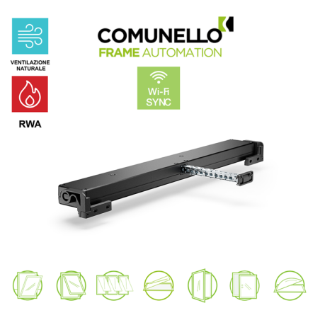 LIWIN L40 - Wi-Fi Comunello - Electromechanical chain actuator for top-hung and bottom-hung windows