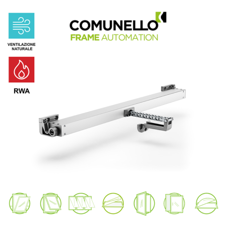 LIWIN L40 Slim 350/600/800/1000 Comunello - Electromechanical chain actuator for top-hung and bottom-hung windows