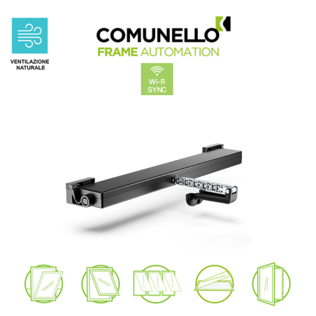 LIWIN L35 Slim Wi-Fi Comunello - Attuatore elettromeccanico a catena per finestre vasistas e a sporgere