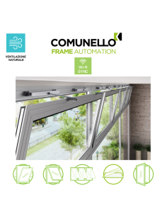 LIWIN L35 Slim Wi-Fi Comunello - Electromechanical chain actuator for top-hung and bottom-hung windows 2