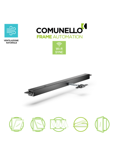 LIWIN L20 Insert Wi-Fi Comunello - Electromechanical chain actuator for top-hung and bottom-hung windows