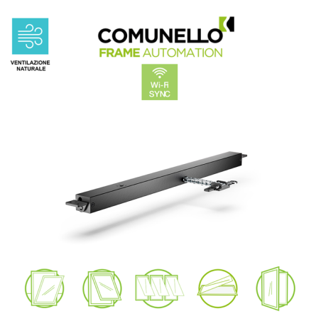 LIWIN L20 Insert Wi-Fi Comunello - Electromechanical chain actuator for top-hung and bottom-hung windows