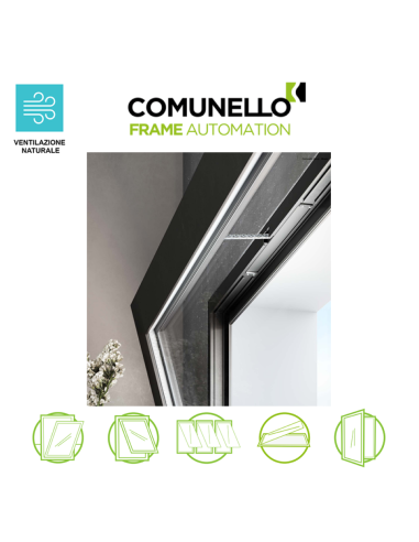 LIWIN L20 Insert Wi-Fi Comunello - Electromechanical chain actuator for top-hung and bottom-hung windows