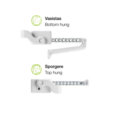 STAR 25 Comunello - Electromechanical chain actuator for top-hung and bottom-hung windows