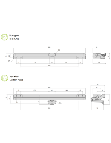 STAR 25 Comunello - Electromechanical chain actuator for top-hung and bottom-hung windows