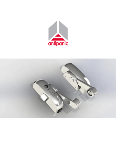 403/T Antipanic - Maniglione antipanico meccanico triplice con barra esterna | Accessori per Infissi