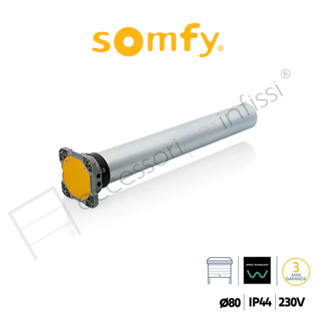 LT 80S CSI Somfy motore con manovra di soccorso per serrande avvolgibili e porte di garage