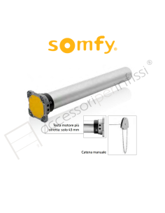 LT 80S CSI Somfy motore con manovra di soccorso per serrande avvolgibili e porte di garage 2