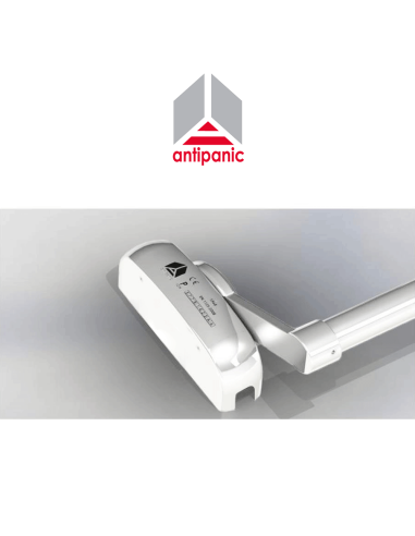 402/T Antipanic - Double mechanical panic bar with external bar