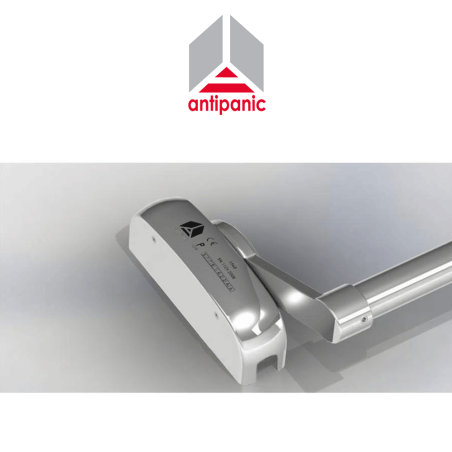 402/T Antipanic - Maniglione antipanico meccanico duplice con barra esterna | Accessori per Infissi