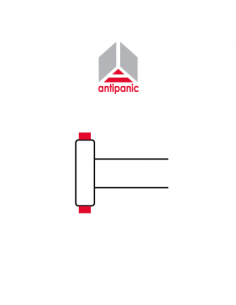 602/2 Antipanic - Double mechanical panic bar with integrated bar L. 1170 mm 2