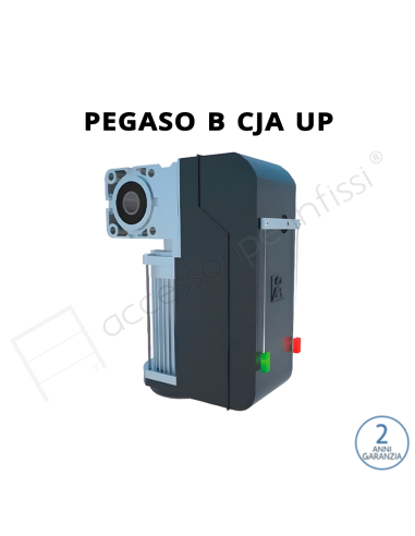 PEGASO B CJA UP BFT operatore elettromeccanico per l’automazione di porte sezionali industriali