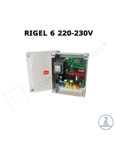 RIGEL 6 BFT Quadro di comando universale per uno o due operatori