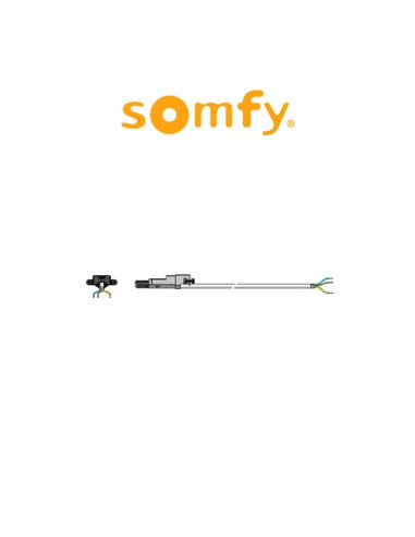 Cavo bianco VVF 3m, 3 fili Somfy | Accessori per Infissi