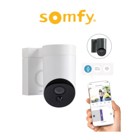 Telecamera per esterni Somfy Outdoor 2 white pro | Accessori per Infissi
