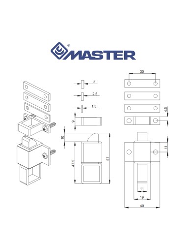 Cricchetto universale Master | Accessori per Infissi