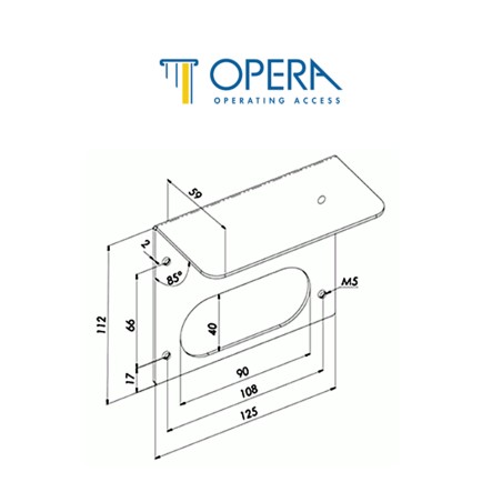 00282 Opera roof for electric locks