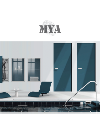MYA Royal Pat - Porta filo muro scorrevole centro muro reversibile per interni | Accessori per Infissi