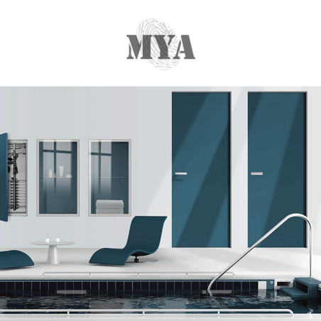 MYA Royal Pat - Porta filo muro scorrevole centro muro reversibile per interni | Accessori per Infissi