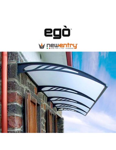 EGÒ Royal Pat pensilina modulo base con tetto frosted per esterni | Accessori per Infissi