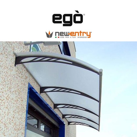 EGÒ Royal Pat flap laterali per pensilina con tetto frosted per esterni | Accessori per Infissi