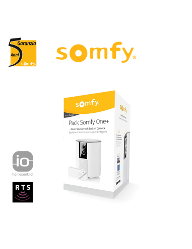 Sistema di sicurezza telecamera e allarme Somfy ONE+