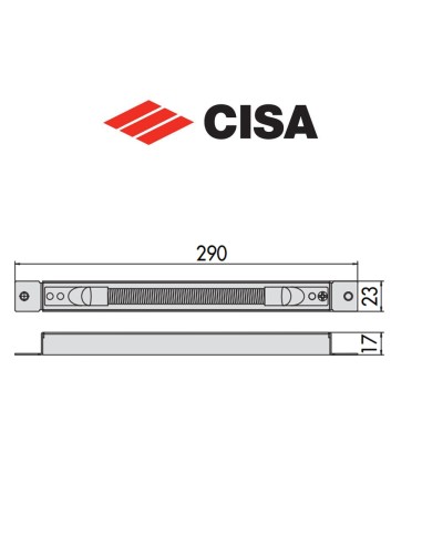 Passacavo a molla da incasso CISA art. 0651515 | Accessori per Infissi