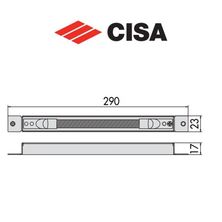 Passacavo a molla da incasso CISA art. 0651515 | Accessori per Infissi