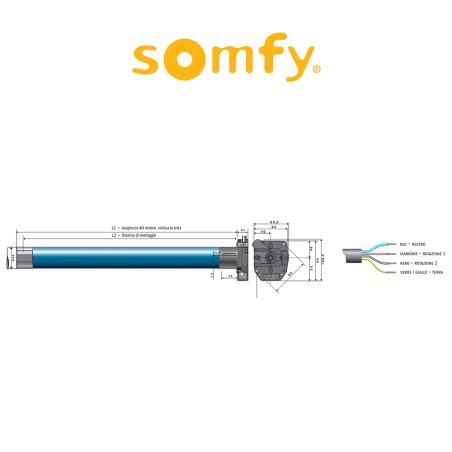 LT60 CSI WT Somfy