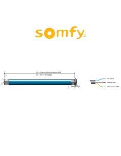 SONESSE 50 RTS Somfy motore radio per tende interne e tende a rullo | Accessori per Infissi 2