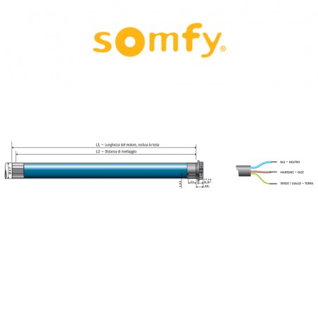 PERGOLA io Somfy motore radio per pergole e lamelle | Accessori per Infissi