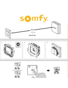 1824035 Somfy scenario player for Somfy Tahoma 2