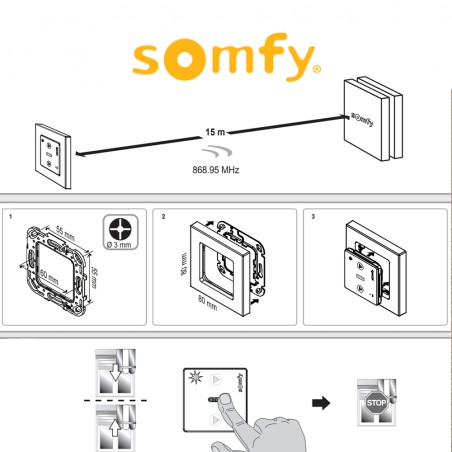 Somfy scenario player per Somfy Tahoma