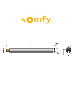 SONESSE 40 io Somfy motore radio per tende interne e tende a rullo ! Accessori per Infissi 2