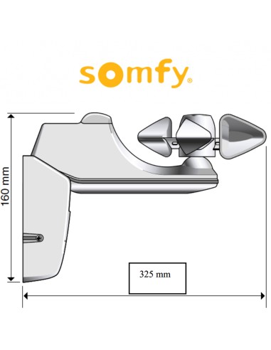 SOLIRIS RTS Somfy sensore per vento e sole | Accessori per Infissi
